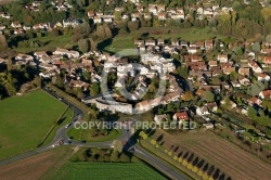 Dourdan  vue du ciel