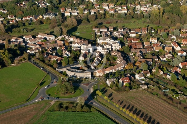 Dourdan  vue du ciel