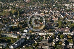 Dourdan île-de-France vue du ciel