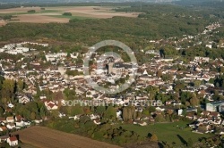 Dourdan île-de-France vue du ciel