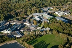 Dourdan RER La Forêt vue du ciel