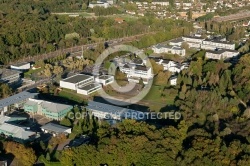 Dourdan RER La Forêt vue du ciel