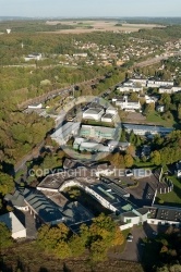 Dourdan RER La Forêt vue du ciel