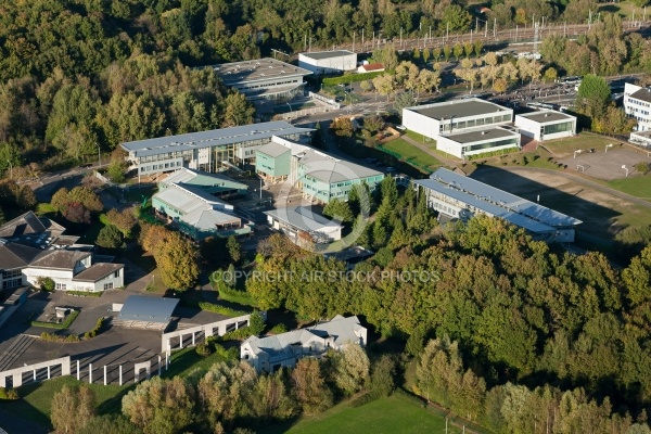 Dourdan RER La Forêt vue du ciel