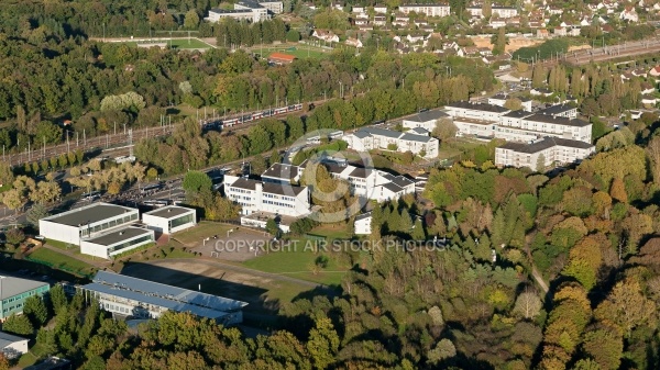 Dourdan RER La Forêt vue du ciel