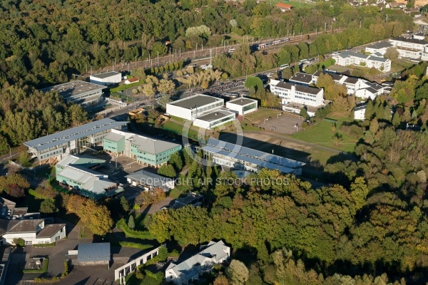 Dourdan RER La Forêt vue du ciel