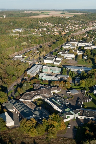 Dourdan RER La Forêt vue du ciel