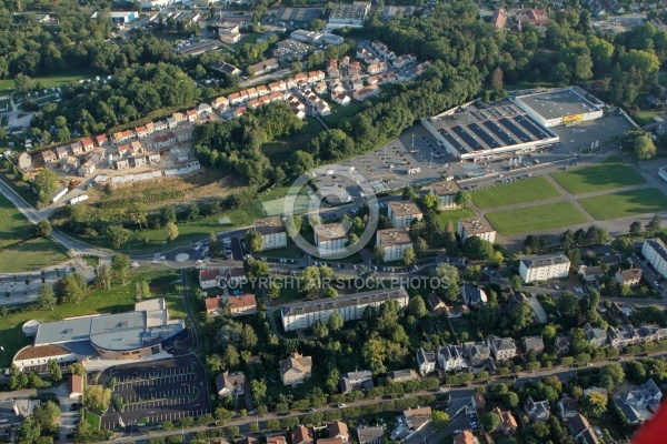 Dourdan vu du ciel, 91410