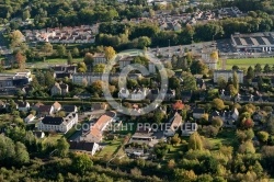 Dourdan vue du ciel