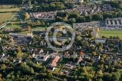 Dourdan vue du ciel