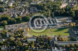 Dourdan vue du ciel