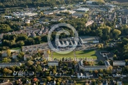 Dourdan vue du ciel