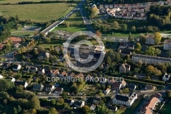 Dourdan vue du ciel