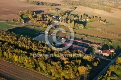 Dourdan vue du ciel