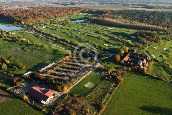 Dourdan vue du ciel