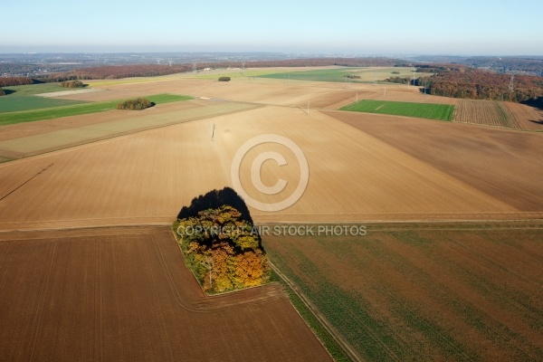 Dourdan vue du ciel