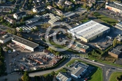 Dourdan zone industrielle vue du ciel