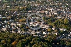 Dourdan île-de-France vue du ciel