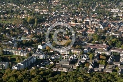 Dourdan île-de-France vue du ciel