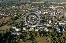 Dourdan île-de-France vue du ciel