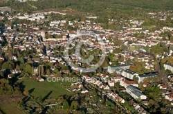 Dourdan île-de-France vue du ciel