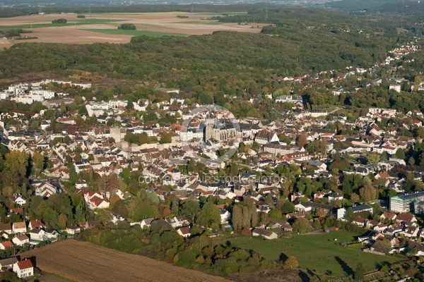 Dourdan île-de-France vue du ciel