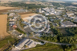 Epernon vue du ciel