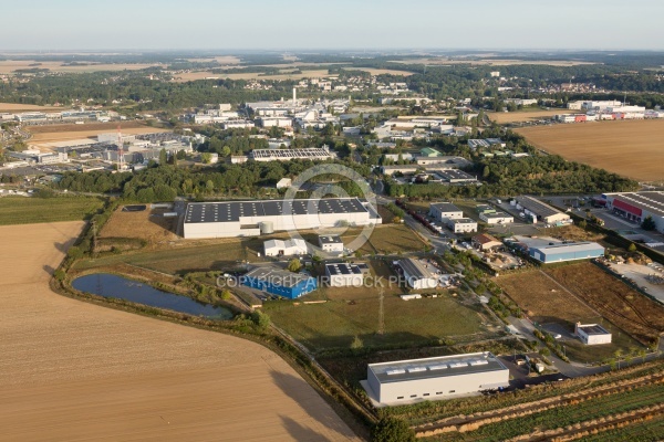 Epernon vue du ciel