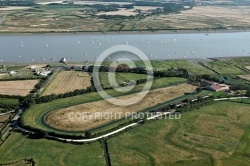 Estuaire de la Charente vue du ciel