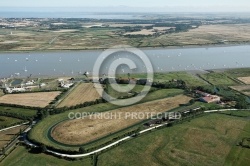 Estuaire de la Charente vue du ciel