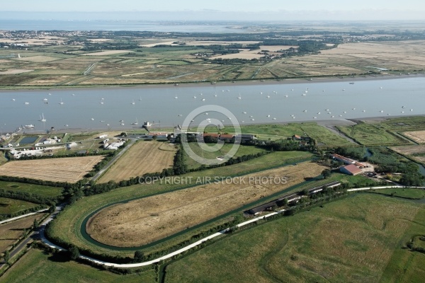 Estuaire de la Charente vue du ciel