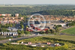 Etampes centre commercial vue du ciel