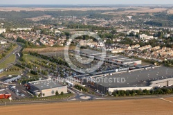 Etampes vue du ciel