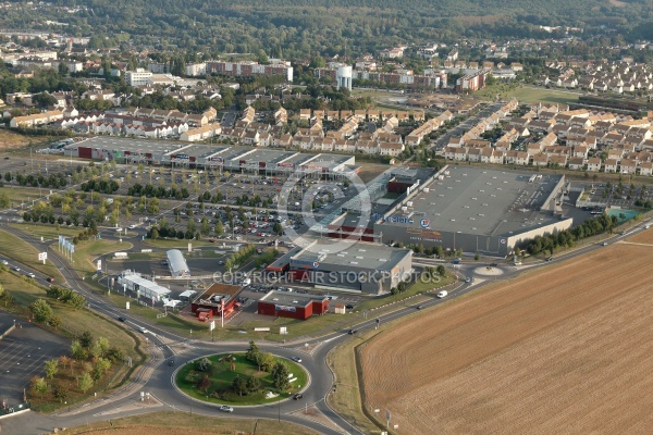 Etampes vue du ciel