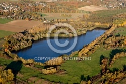 Etang de Baville, Saint-Maurice-Montcouronne vue du ciel