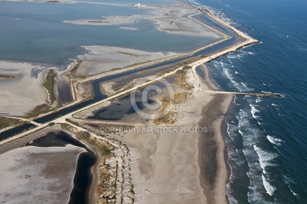 Etang de la Galère et Faraman vue du ciel