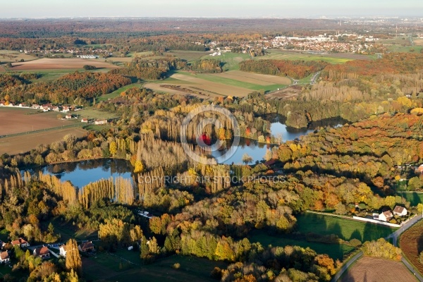 Etang de Malassis, Breuillet 91 vue du ciel