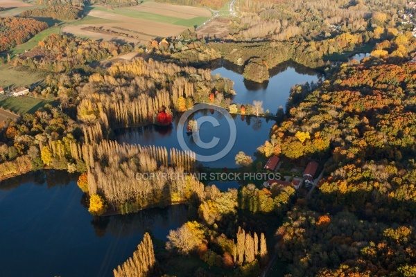 Etang de Malassis, Breuillet 91 vue du ciel