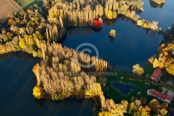 Etang de Malassis, Breuillet 91 vue du ciel