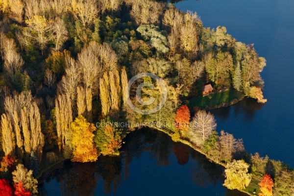 Etang de Malassis, Breuillet 91 vue du ciel