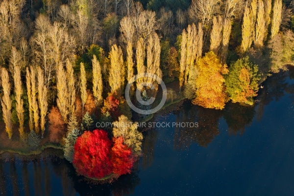 Etang de Malassis, Breuillet 91 vue du ciel