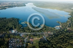 Etang de Soustons vue du ciel