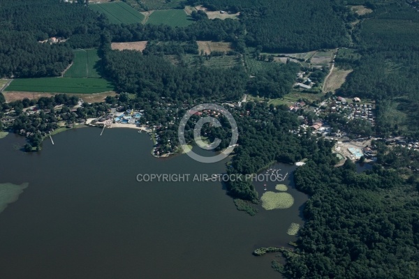 Etang de Soustons vue du ciel