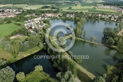 Etangs de Basse Ham, la Moselle vue du ciel 57 Etangs de Basse Ham, la Moselle vue du ciel 57