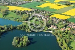 Etangs de Chandelles vu du ciel