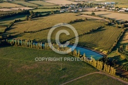 Etangs de Givrand vue du ciel