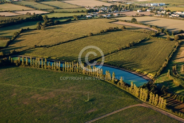 Etangs de Givrand vue du ciel