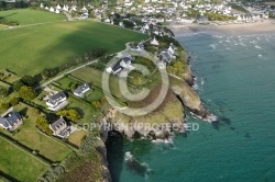 Falaises de Pentrez vue du ciel , Finistère