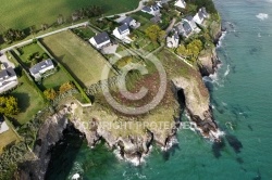 Falaises de Pentrez vue du ciel , Finistère