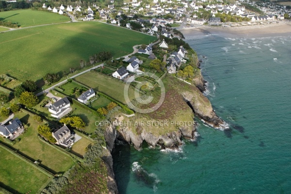 Falaises de Pentrez vue du ciel , Finistère